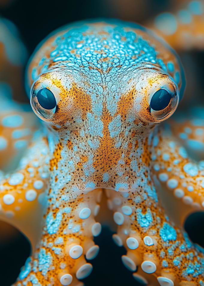 Close-up Octopus Portrait