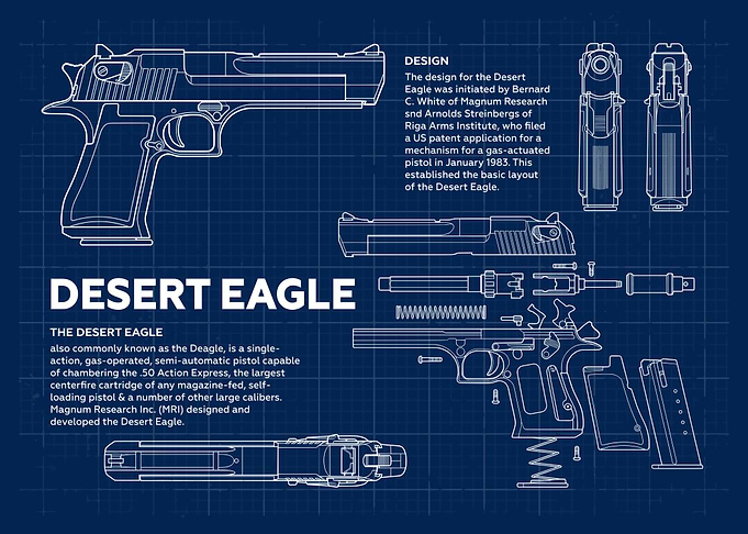 Desert Eagle Blueprint