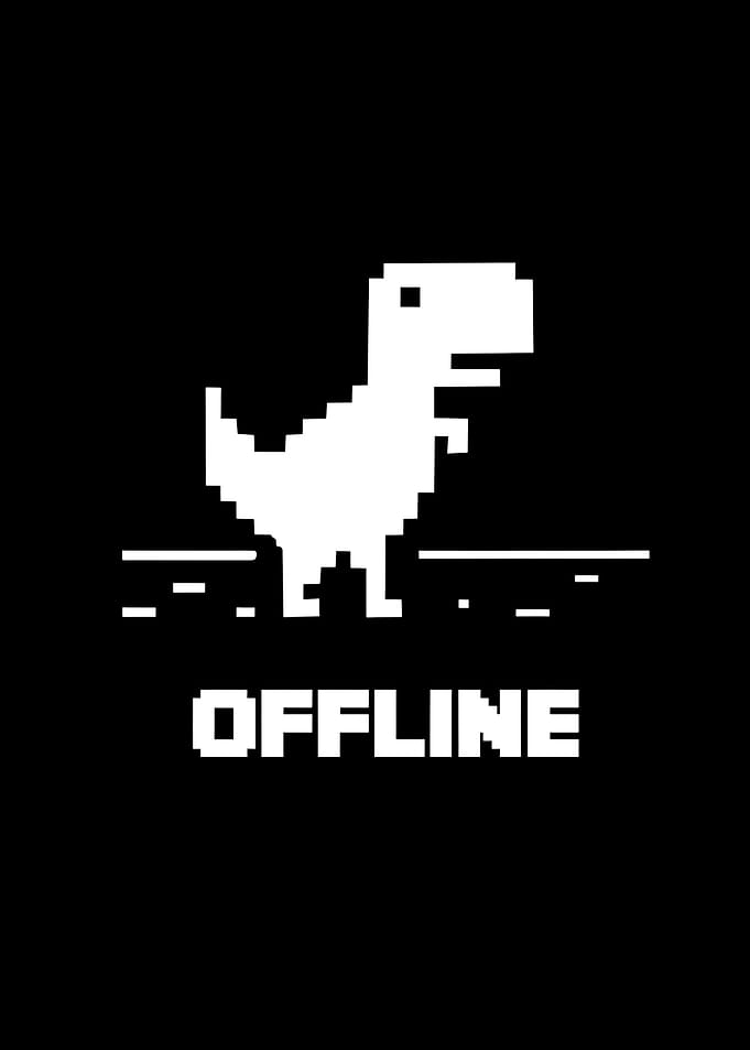 Offline Dinosaur Pixel Art