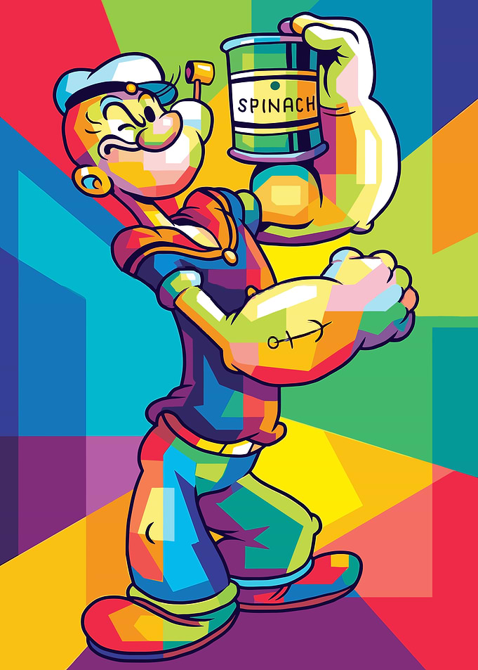Popeye the Sailor Man Pop Art