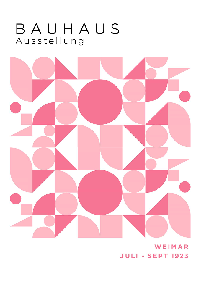 Bauhaus Pink COmposition 1923