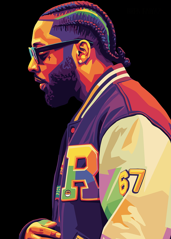 Brent Faiyaz Pop Art