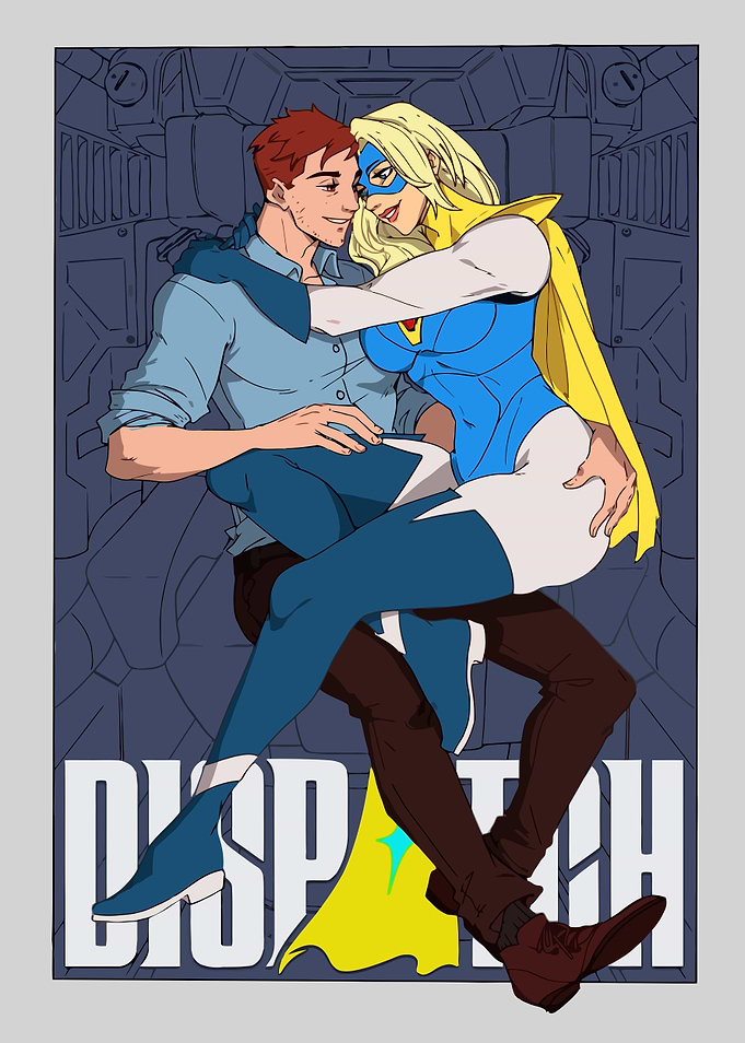 Robert and Blazer Character Illustration