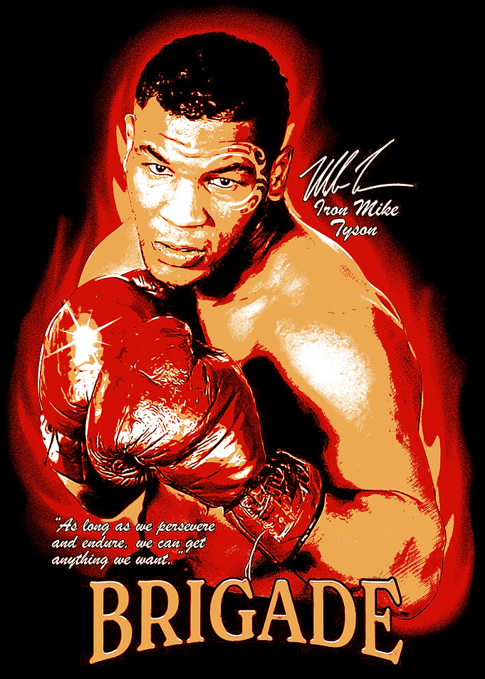 Iron Mike Tyson Brigade Poster