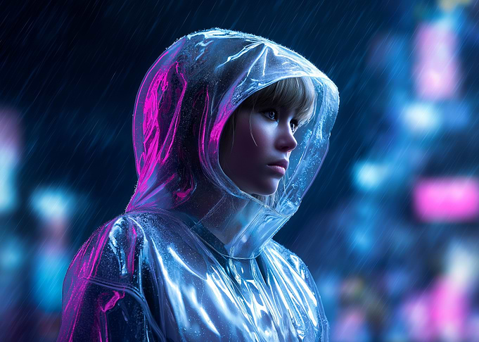 Rainy City Portrait