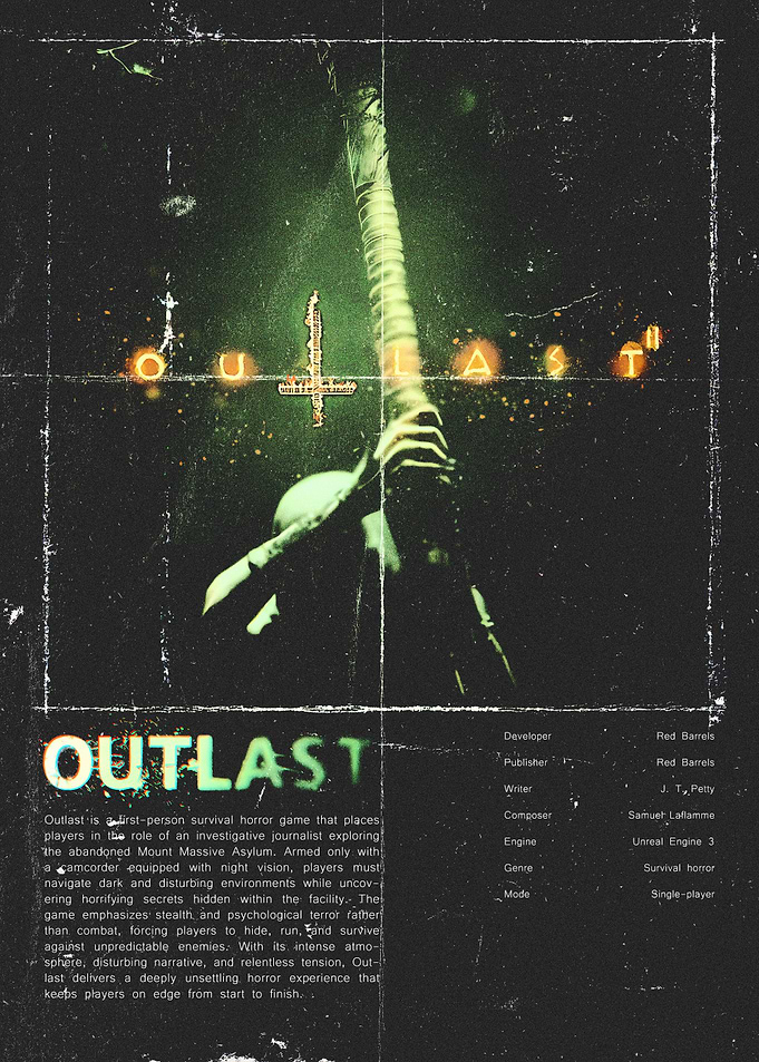 Outlast Game Poster