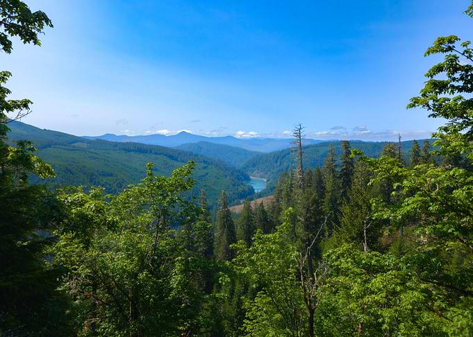 Mountainous Landscape with Lake View
