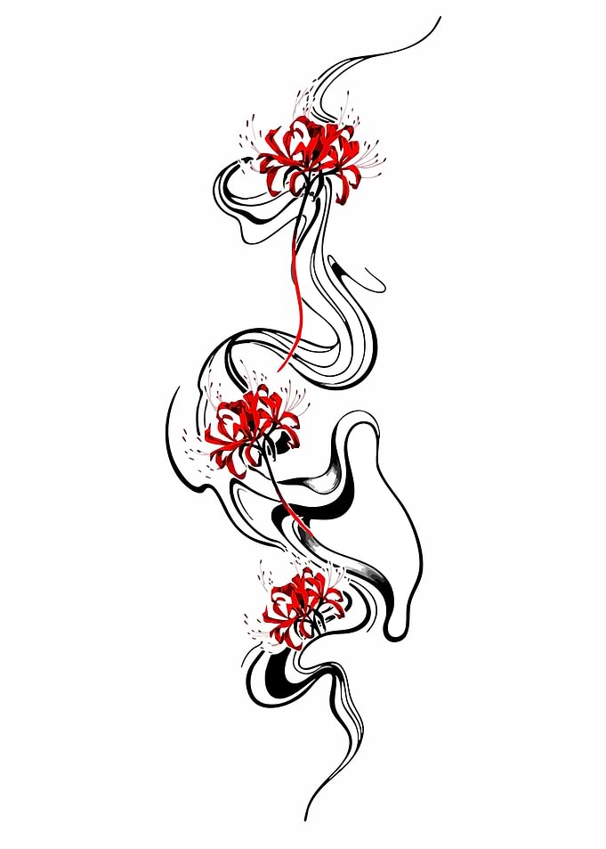 Red Spider Lily Floral Design