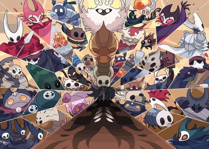 Hollow Knight Characters Mosaic