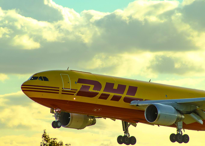 DHL Airplane Landing