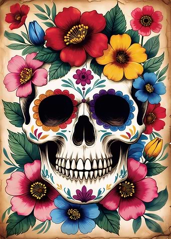 Day of the Dead Skull