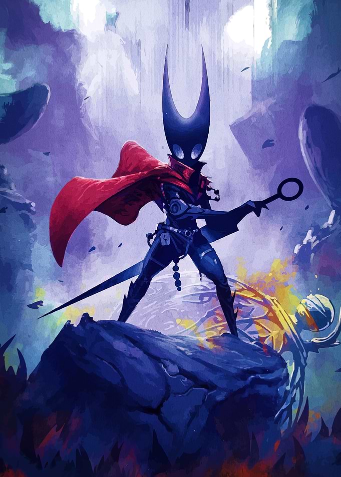 Hollow Knight character digital art