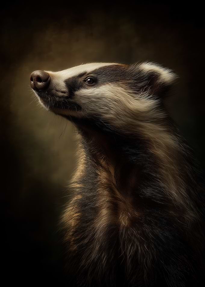 Badger Portrait