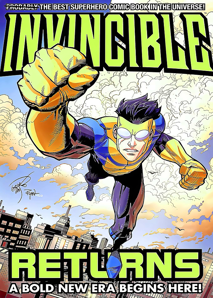 Invincible Returns Comic Book Cover