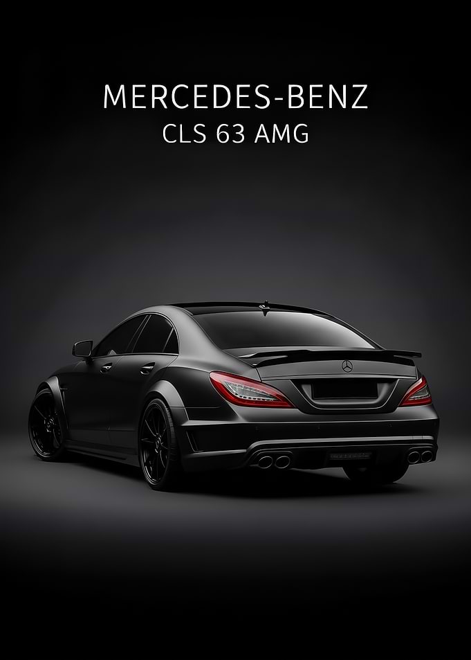 Mercedes-Benz CLS 63 AMG back