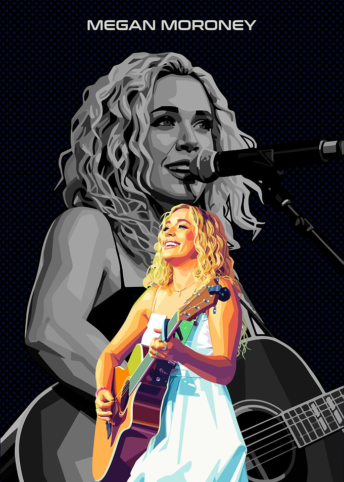 Megan Moroney Illustration