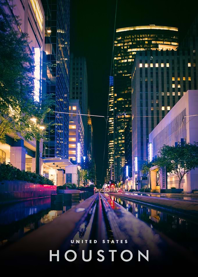 Houston at Night