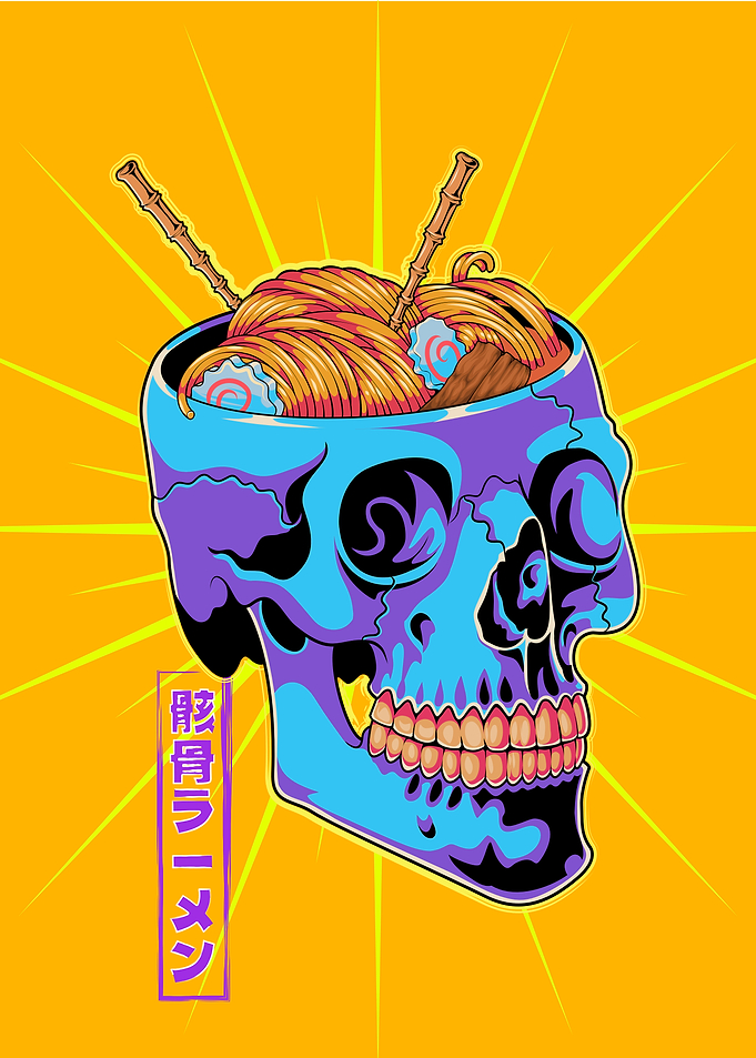 Skull Ramen noodles