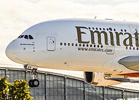 Emirates Airbus A380-800 Airplane