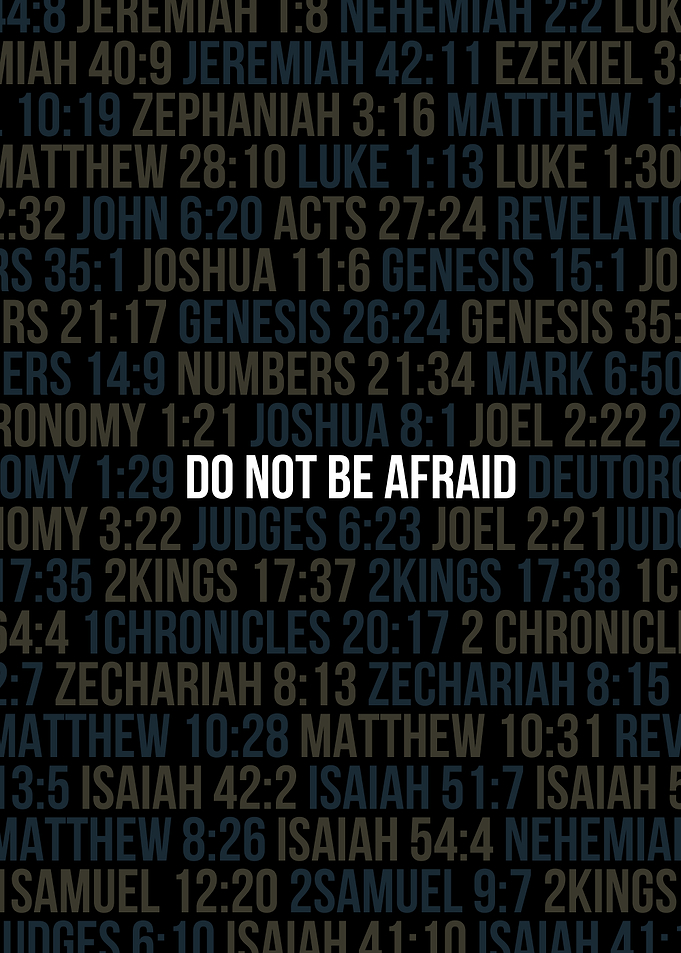 Minimalist Christian Poster – “Don’t Be Afraid”