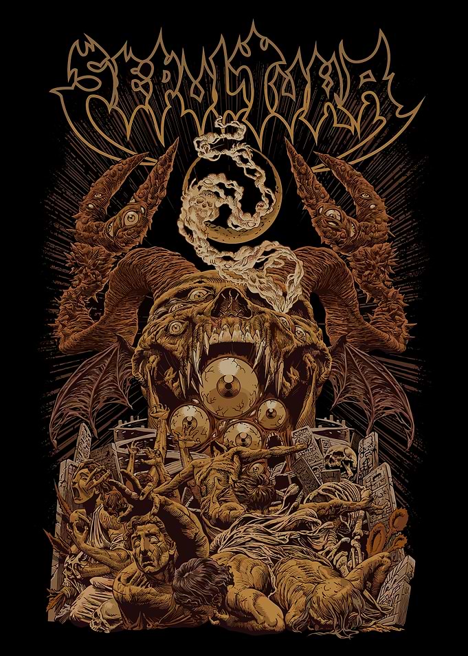Dark Fantasy Horror Illustration
