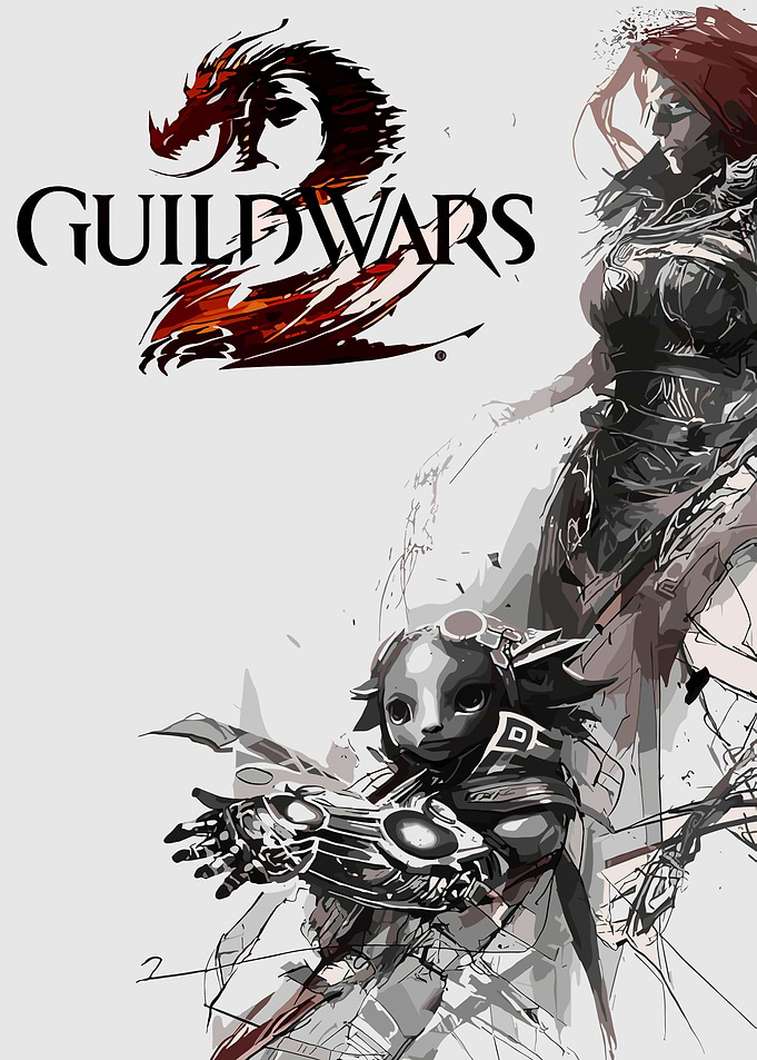 Guild Wars 2 Characters Illustration