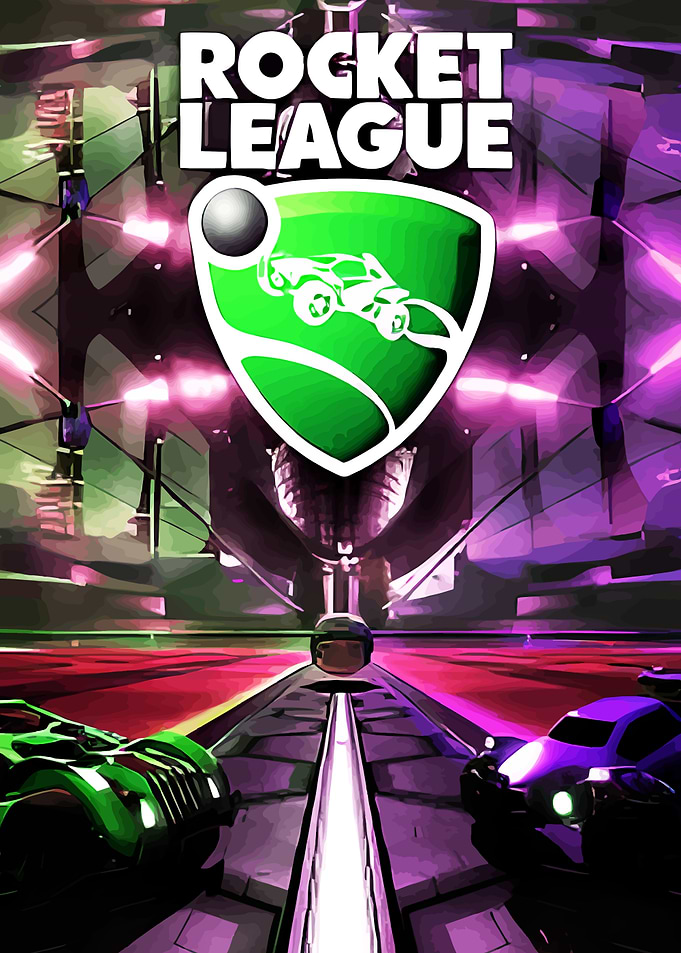 Rocket League Arena Digital Art