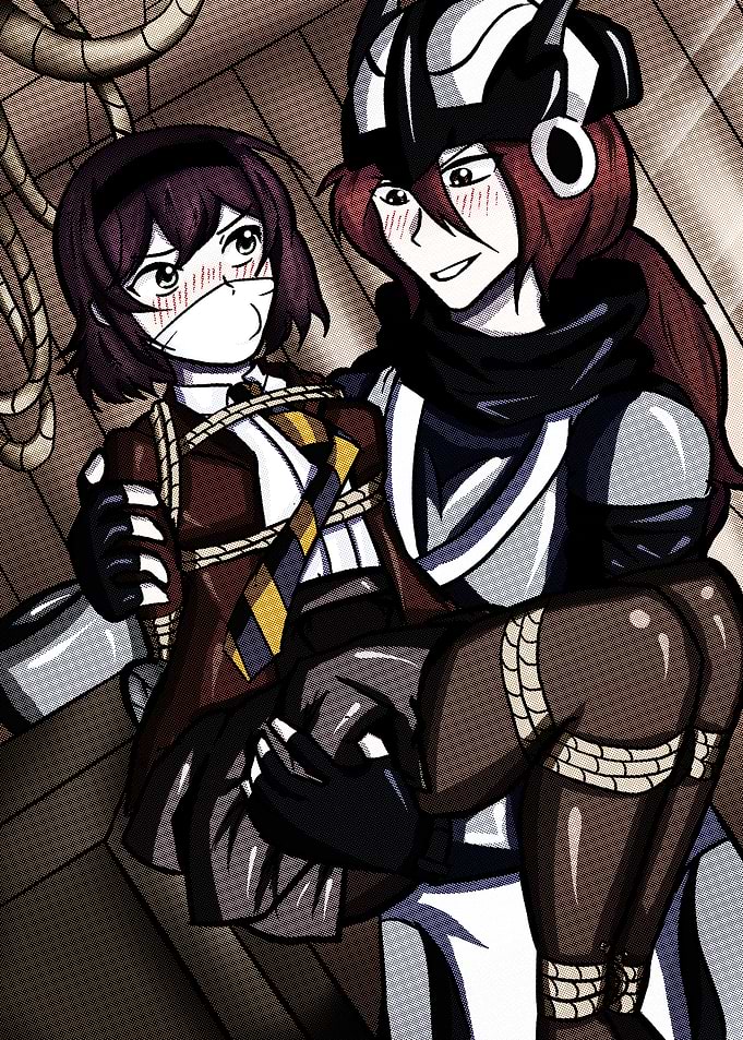 Soluna Bound Anime Girl Held by Knight
