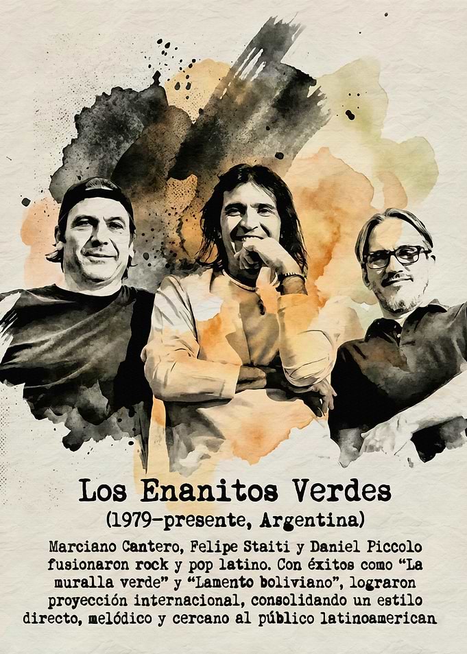 Los Enanitos Verdes Band Portrait