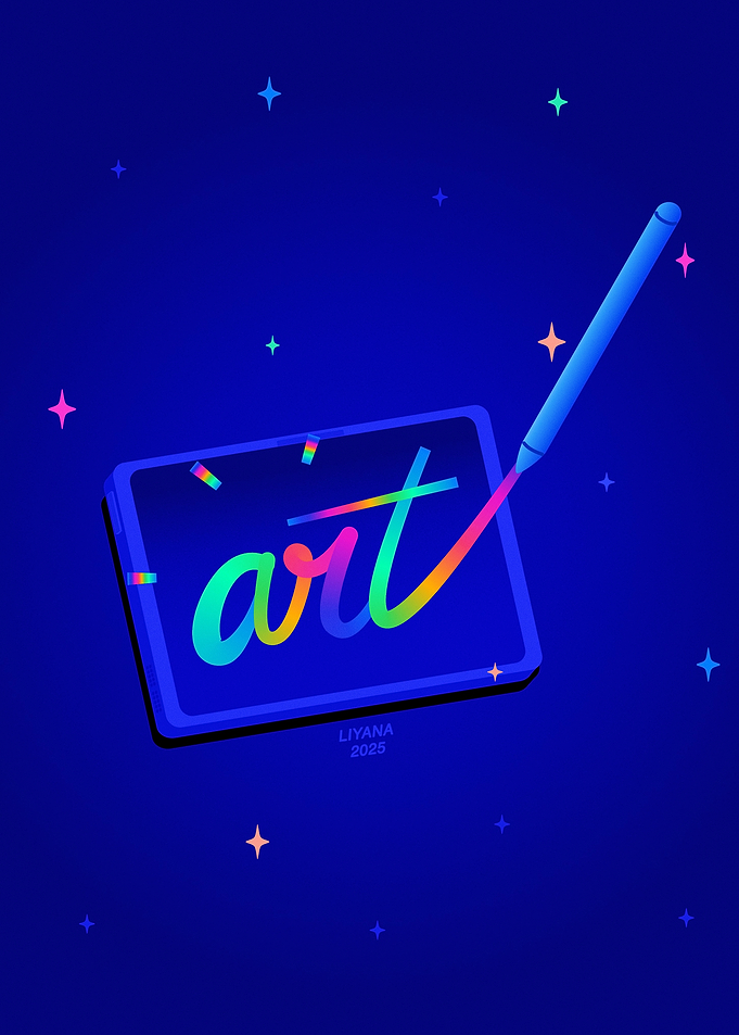 Digital Art Creation on Tablet