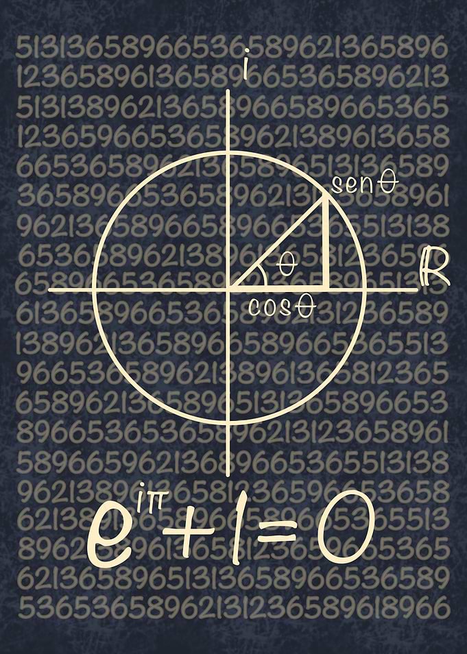 Euler's Identity Mathematical Art