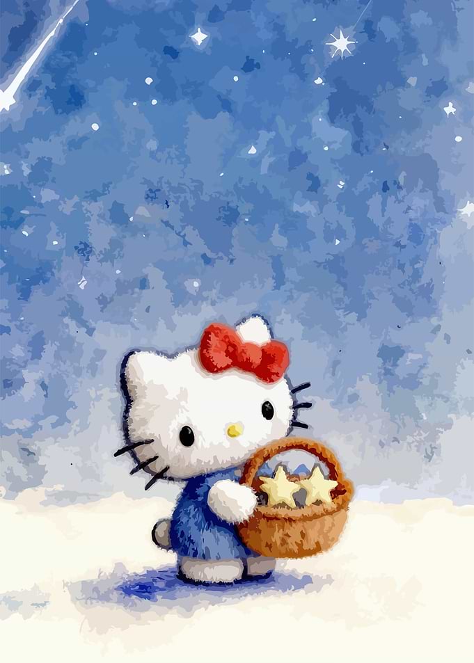 Hello Kitty Starry Night