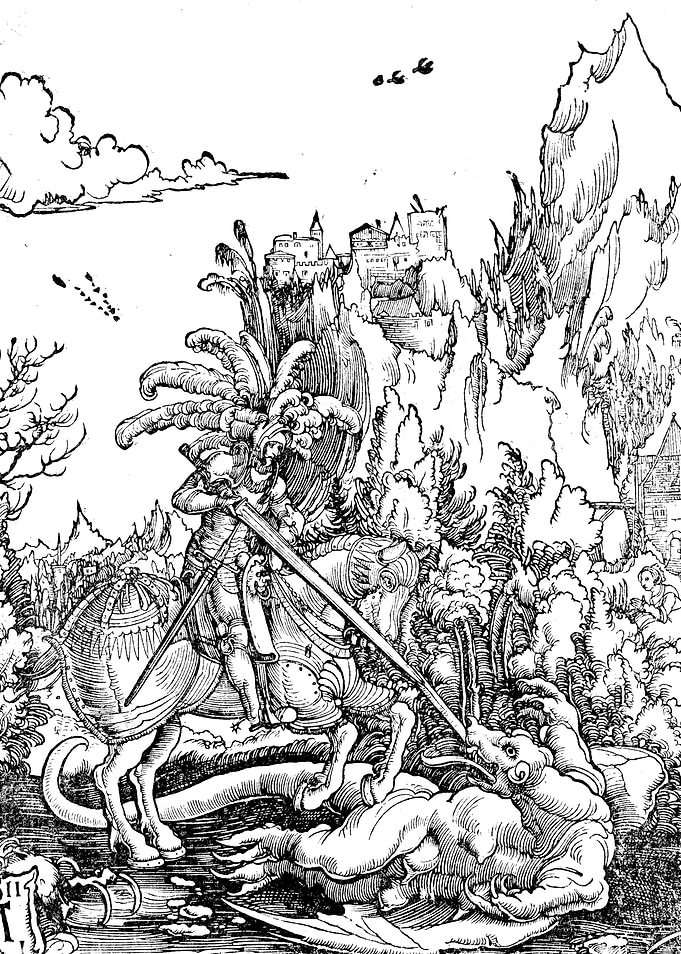 Saint George by Albrecht Durer