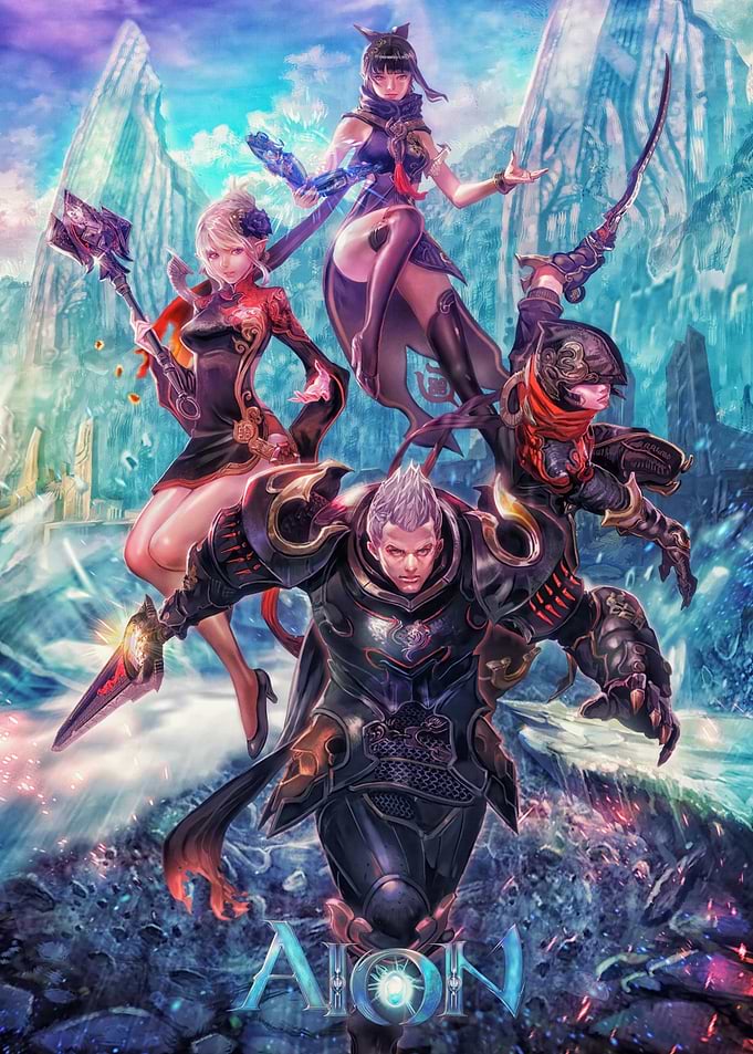 Aion Game Characters Artwork