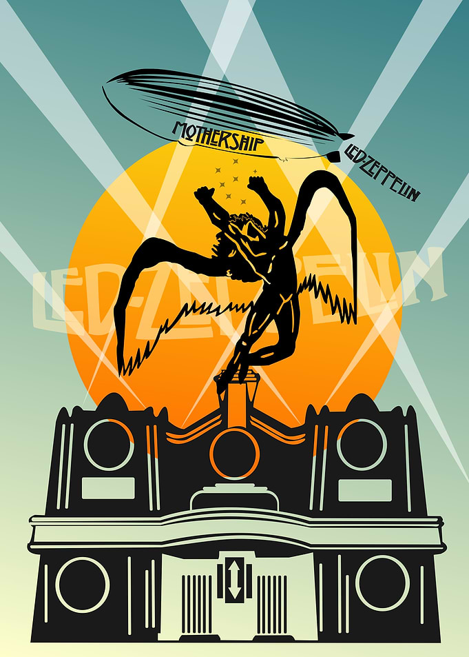 Led Zeppelin Mothership Album Art