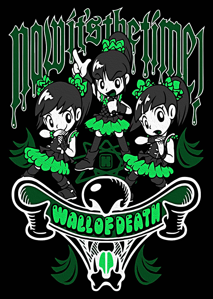 Babymetal Wall of Death Illustration