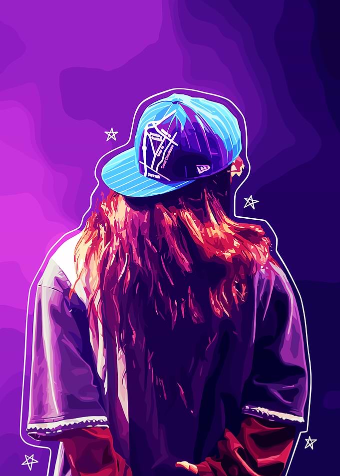 Girl with Hat Digital Art