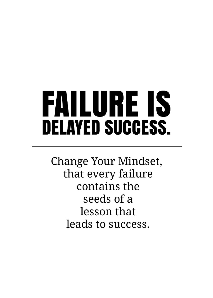 Failure is Delayed Success