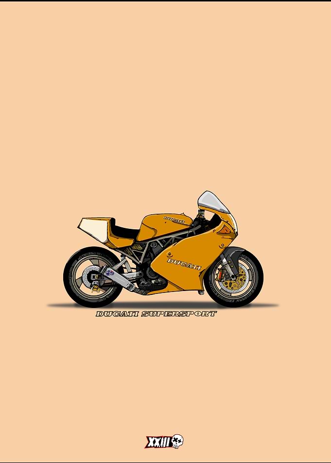Ducati Supersport 900 Giallo