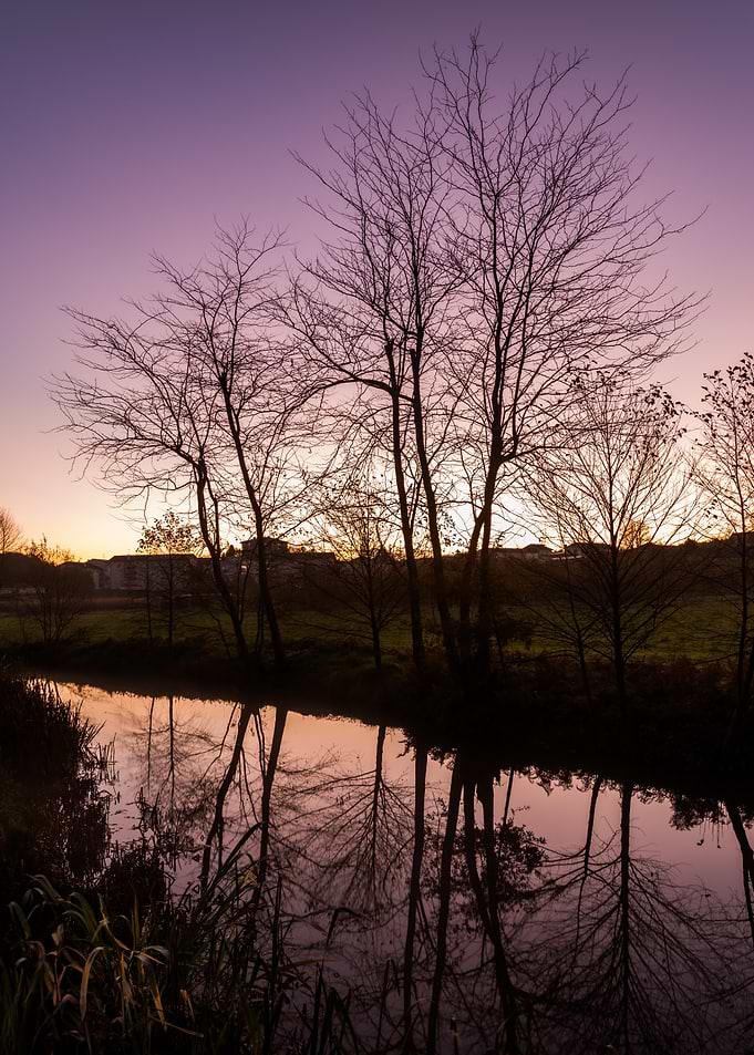 Sunset Reflection on Water