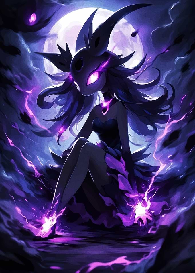 Mystical Creature in Purple Hues
