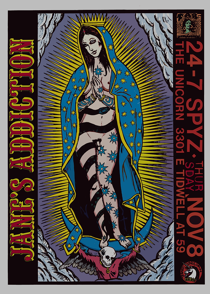 Jane's Addiction Concert Poster