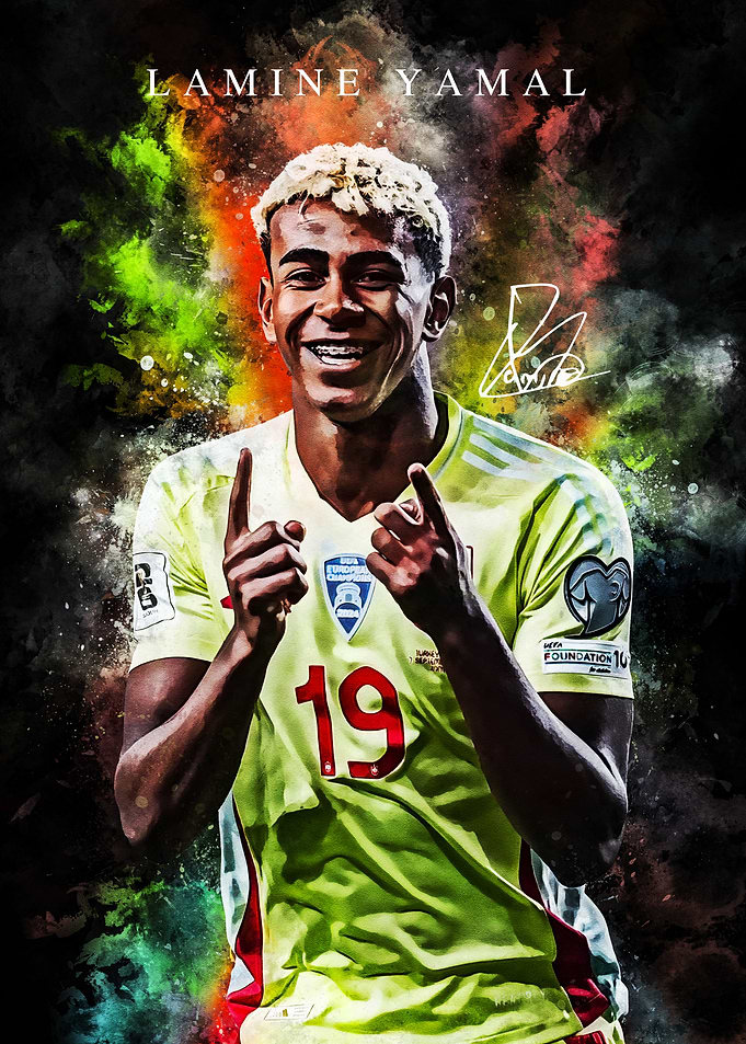 Lamine Yamal Portrait