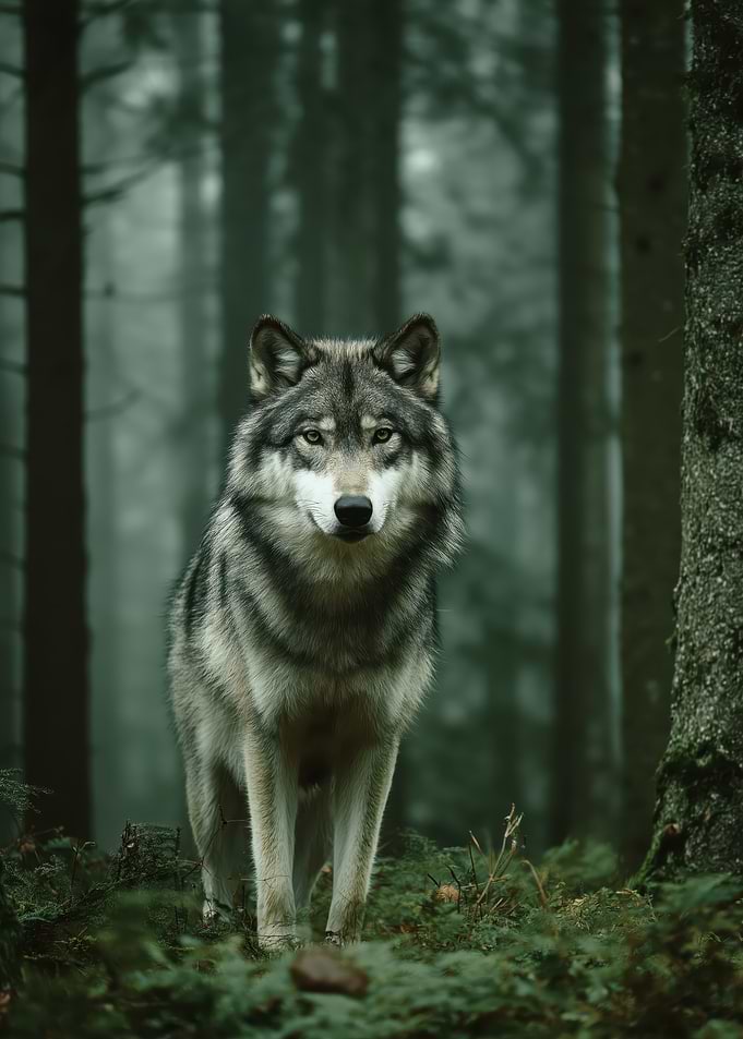 Wolf in the Forest