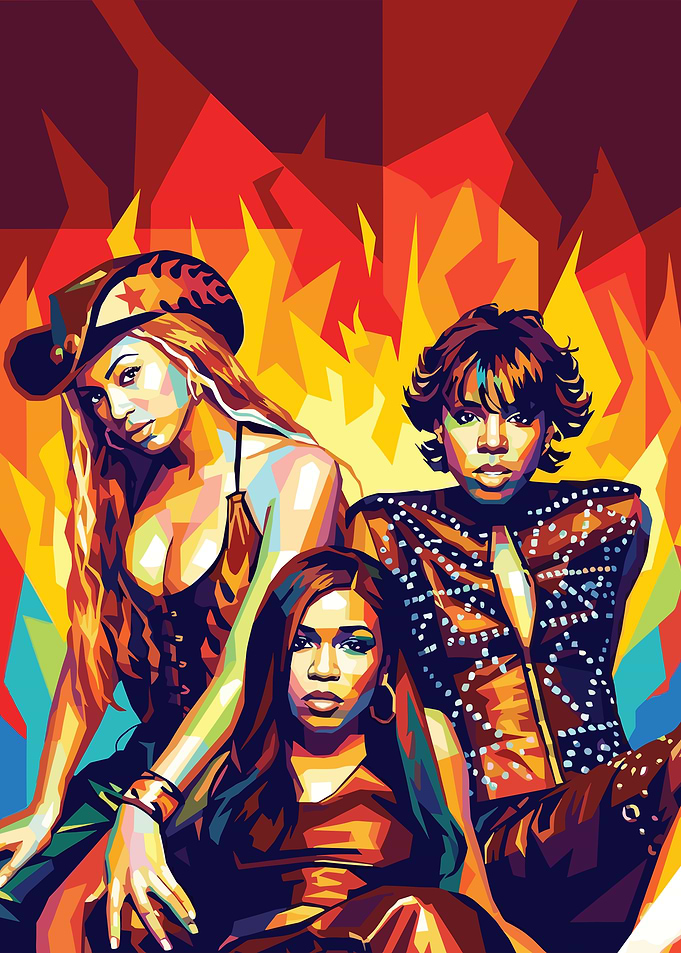 Destiny's Child Pop Art Portrait