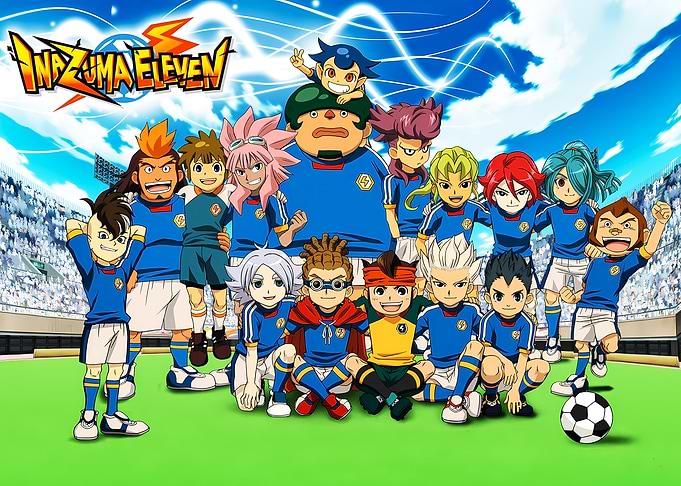 Inazuma Eleven team on the field