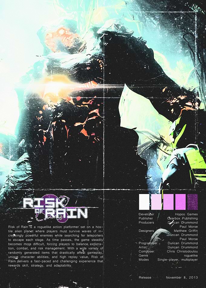 Risk of Rain Game Poster