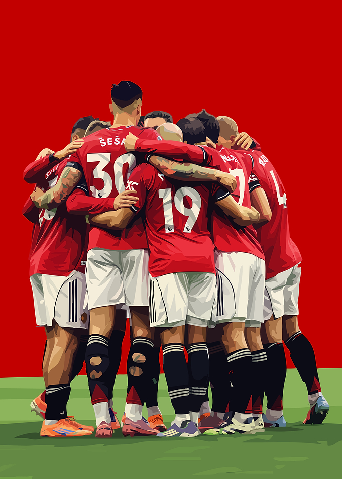 Manchester United Team Celebration