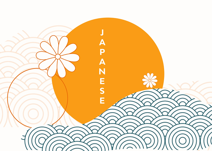 Japanese Waves and Floral Design