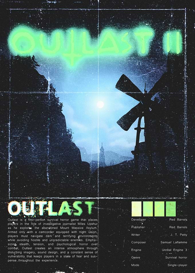 Outlast II Game Poster